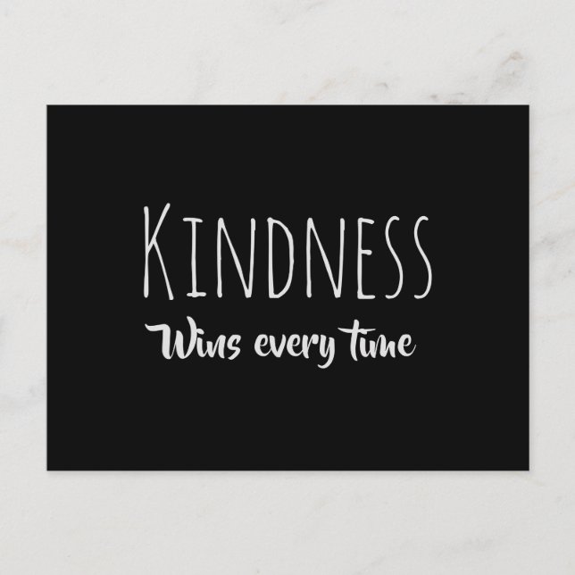 Kindness Postcard Postkarte (Vorderseite)