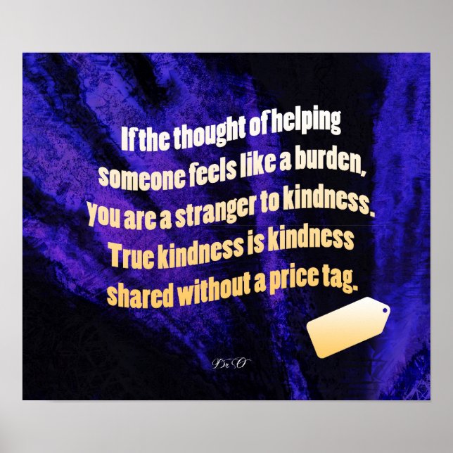 Kindness - Poster (Vorne)