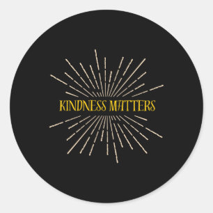 Kindness S Sticker17 Runder Aufkleber