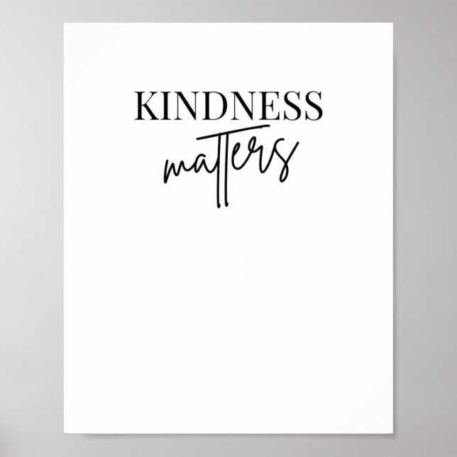Kindness S Sticker18 Poster (Vorne)