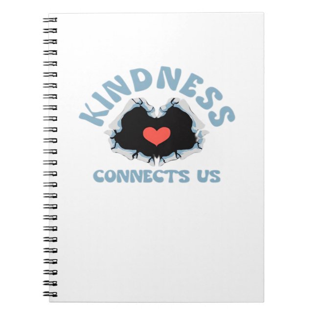 Kindness verbindet uns Classic Notizblock (Vorderseite)