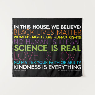 #KIndnessIsEverything Wand-Tapisserie Wandteppich
