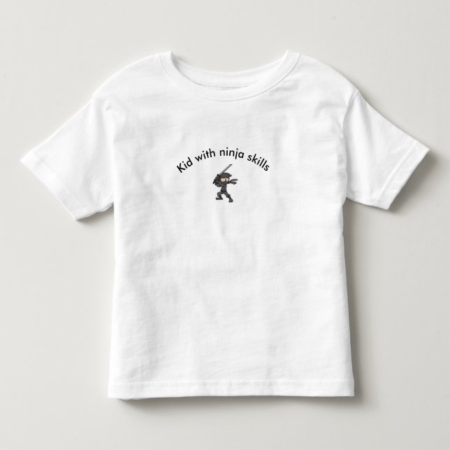 Kindninja Fähigkeits-Shirt Kleinkind T-shirt (Vorderseite)