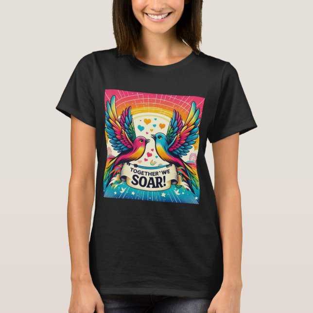Kindred Souls zusammen wir gehen T-Shirt (Vorderseite)