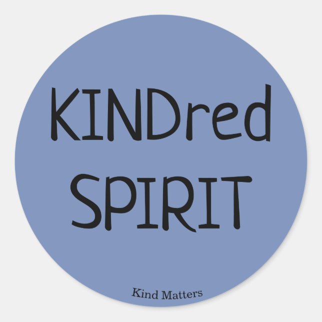 KINDred SPIRIT Aufkleber (Vorderseite)
