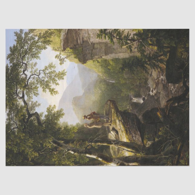 Kindred Spirits, 1849 von Asher Brown Durand Seidenpapier (Vorderseite)