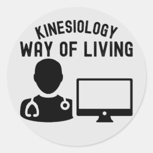 Kinesiologie - Lebensweise Runder Aufkleber