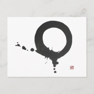 Kinetic Brush - Enso Postkarte