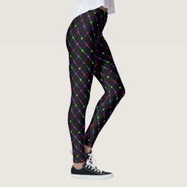 Kinetic Kariert Print Leggings