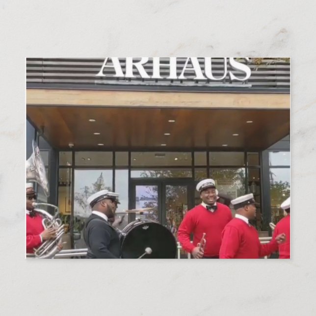 Kinfolk Brass Band (New Orleans, LA) Postkarte (Vorderseite)