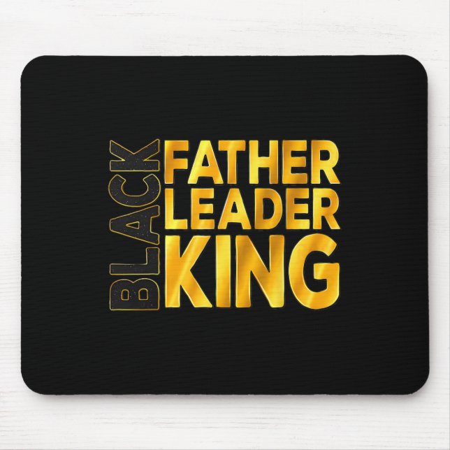 King African Afro Juneteenth F Mousepad (Vorne)