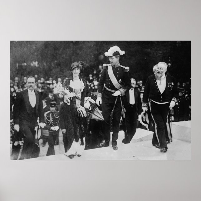 King Albert & Queen Elizabeth Gent Expo 1913 Poster (Vorne)