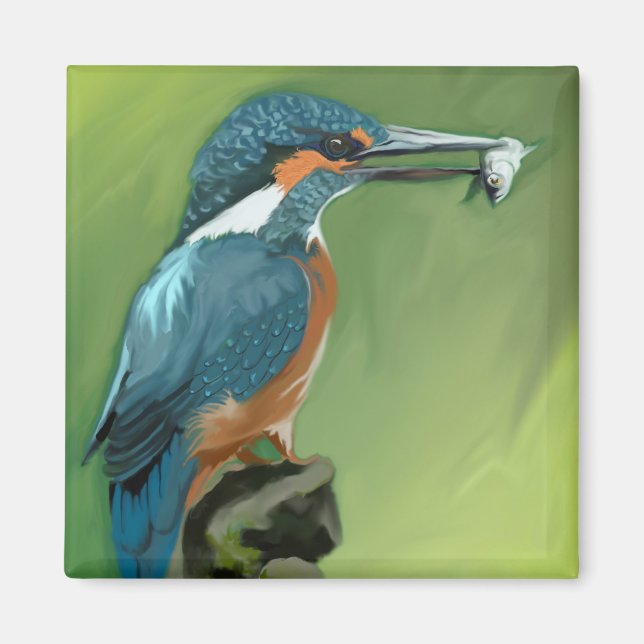 King-and-Fish-Magnet Magnet (Vorne)