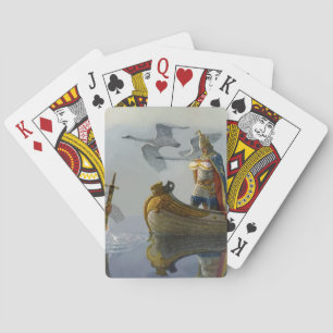 "King Arthur nimmt das Schwert" von NC Wyeth Spielkarten