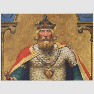 "King Arthur" von NC Wyeth Seidenpapier