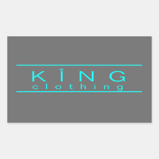 KIng-Aufkleber Rechteckiger Aufkleber