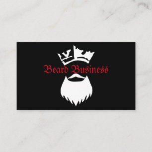 King Beard Beard Business Visitenkarte