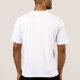 King Black & White Lion Mens Sport-Tek Wettbewerbe T-Shirt (Rückseite)
