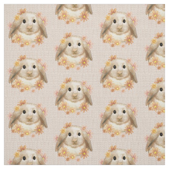 King Bunny Rabbit Stoff (Muster)