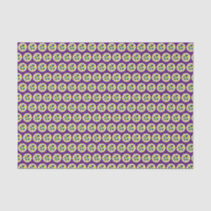 King Cake New Orleans NOLA Mardi Gras Seidenpapier