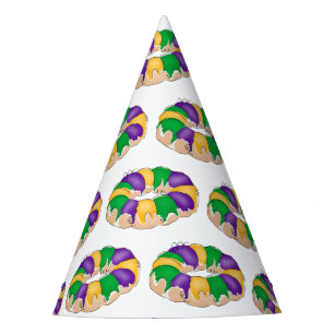 King Cake Party Hats Partyhütchen