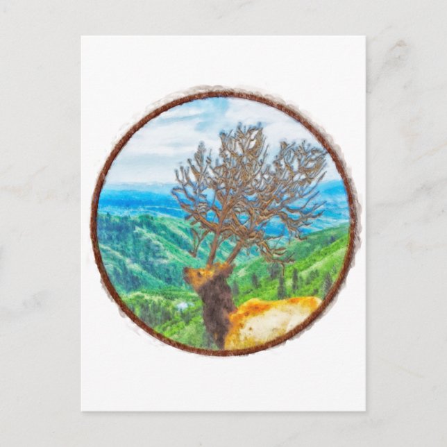 King Cervus Postkarte (Vorderseite)