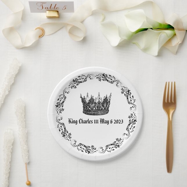 King Charles 111 Coronation Mai 2023 Paper Tellers Pappteller (Hochzeit)