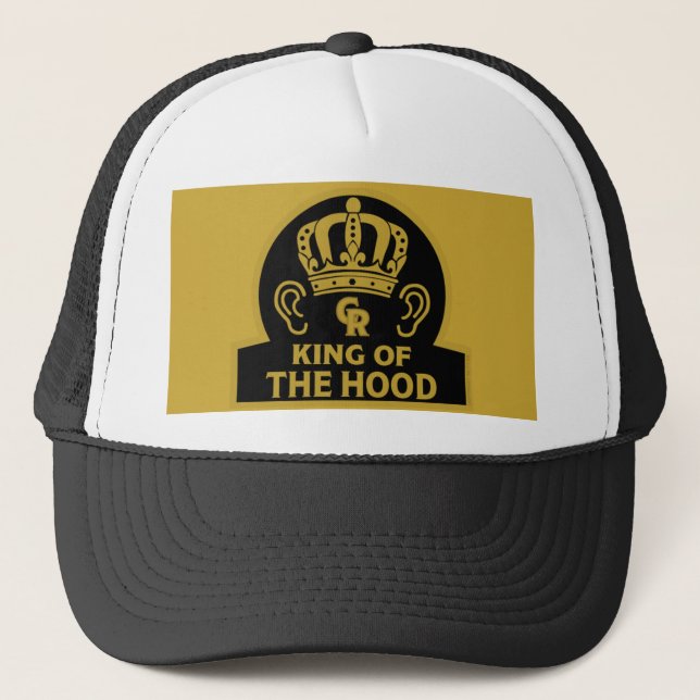 King Charles British Royal Coronation Truckerkappe (Vorderseite)