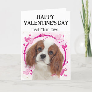 King Charles Cavalier benutzerdefinierte Valentins Feiertagskarte