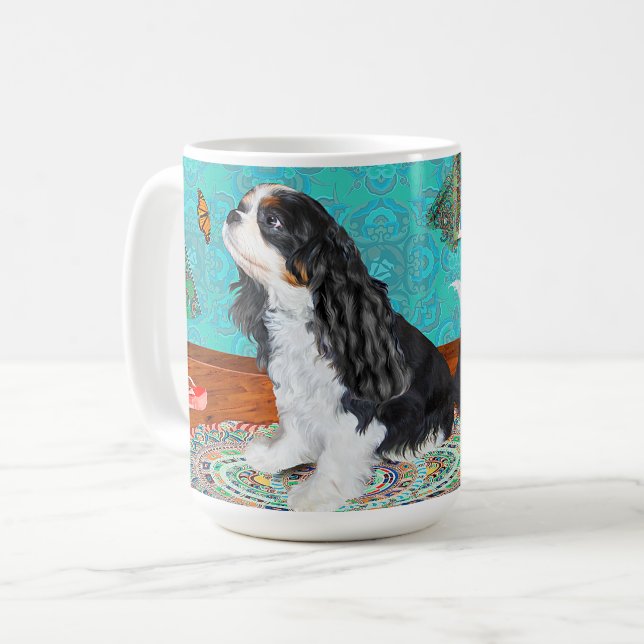 King Charles Cavalier Spaniel Travel Mug (Devant gauche)