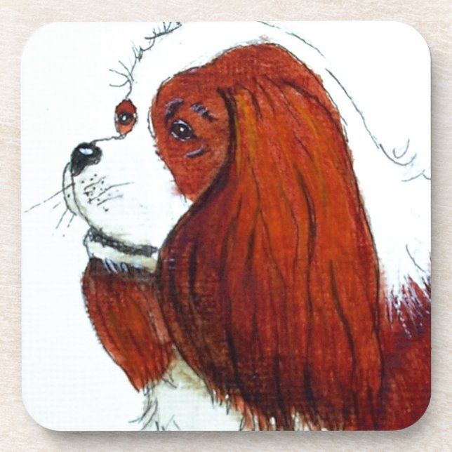 King Charles Cavalier Spaniel Untersetzer (Vorderseite)