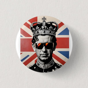 King Charles iii Abzeichen Button-Taste Gewerkscha Button