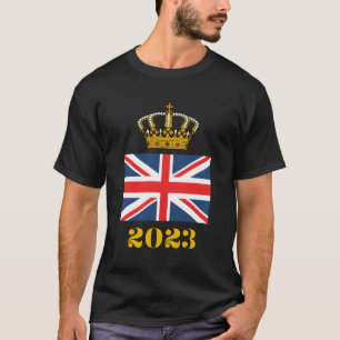 King Charles III Coronation 2023 Britische Krone T-Shirt