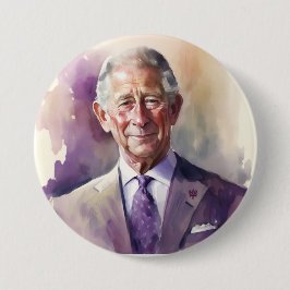 King Charles III Coronation Button