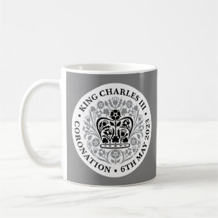 King Charles III Coronation Emblem Tee/Kaffee Tass Kaffeetasse
