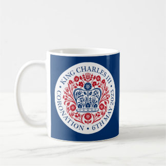 King Charles III Coronation Emblem Tee/Kaffee Tass Kaffeetasse