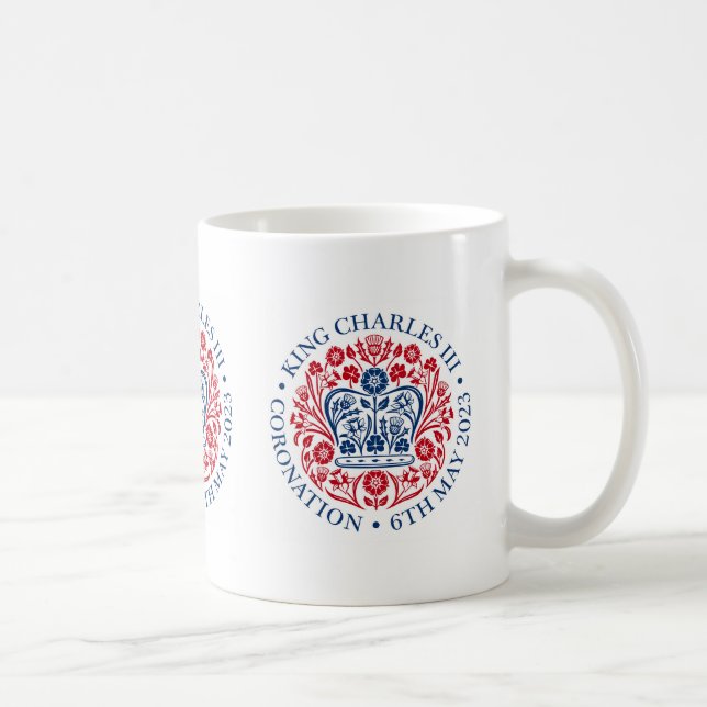 King Charles III Coronation Kaffeetasse (Rechts)