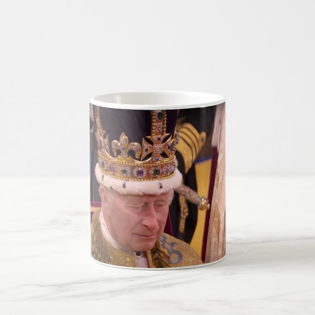 King Charles III Coronation Kaffeetasse (Mittel)