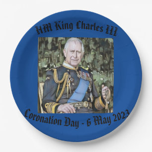 King Charles III Coronation Pappteller
