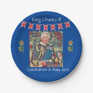 King Charles III Coronation Pappteller