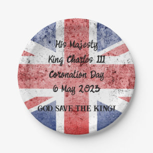 King Charles III Coronation Pappteller
