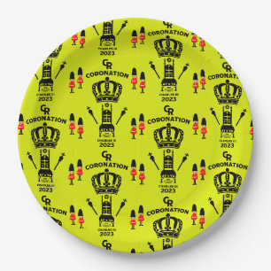 King Charles III Coronation Street Party Pappteller