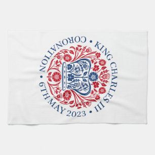 King Charles III Coronation Teetuch Geschirrtuch