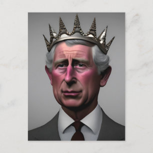 King Charles III Postkarte