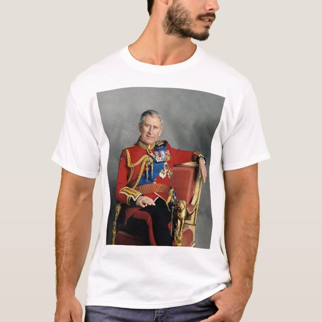 King Charles III T-Shirt (Vorderseite)