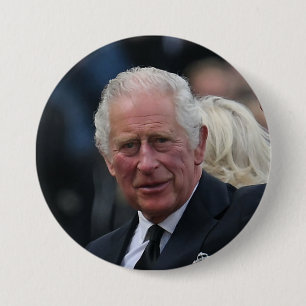 King Charles III. The United Kingdom Button