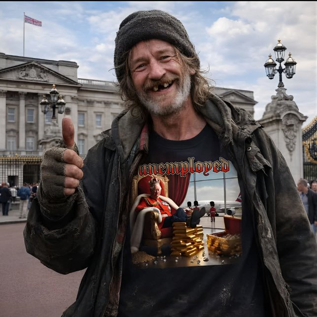 King Charles III Unemployed T-Shirt (Von Creator hochgeladen)