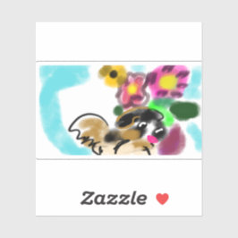 King charles spaniel  aufkleber