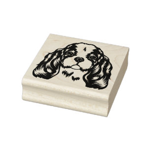 King Charles Spaniel Dog Gummistempel
