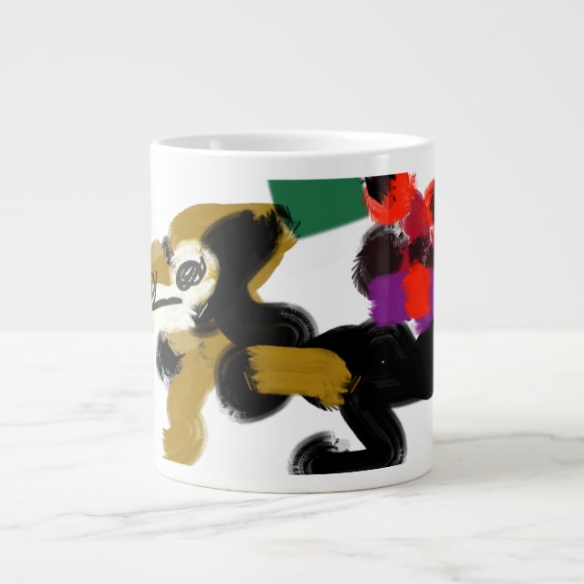 king charles spaniel Jumbo-Tasse (Vorderseite)